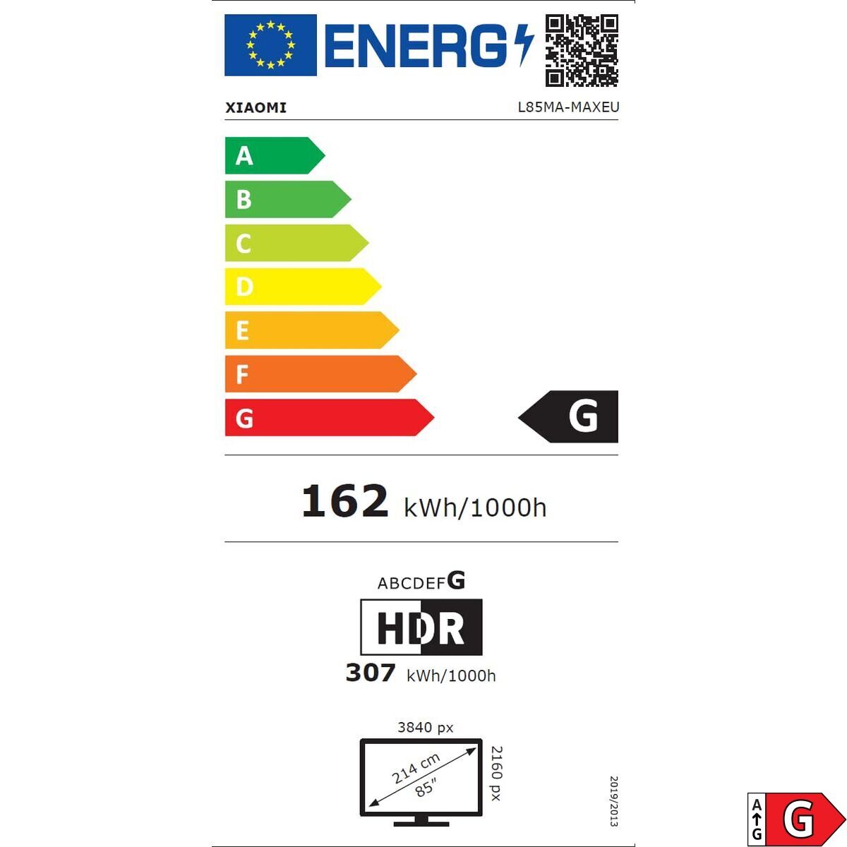 TV intelligente Xiaomi ELA5730EU 4K Ultra HD QLED 85"