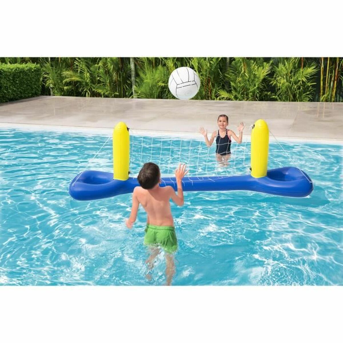Bestway Ensemble Flottant Volley Gonflable 244x64 cm +3 Ans Piscine 52133