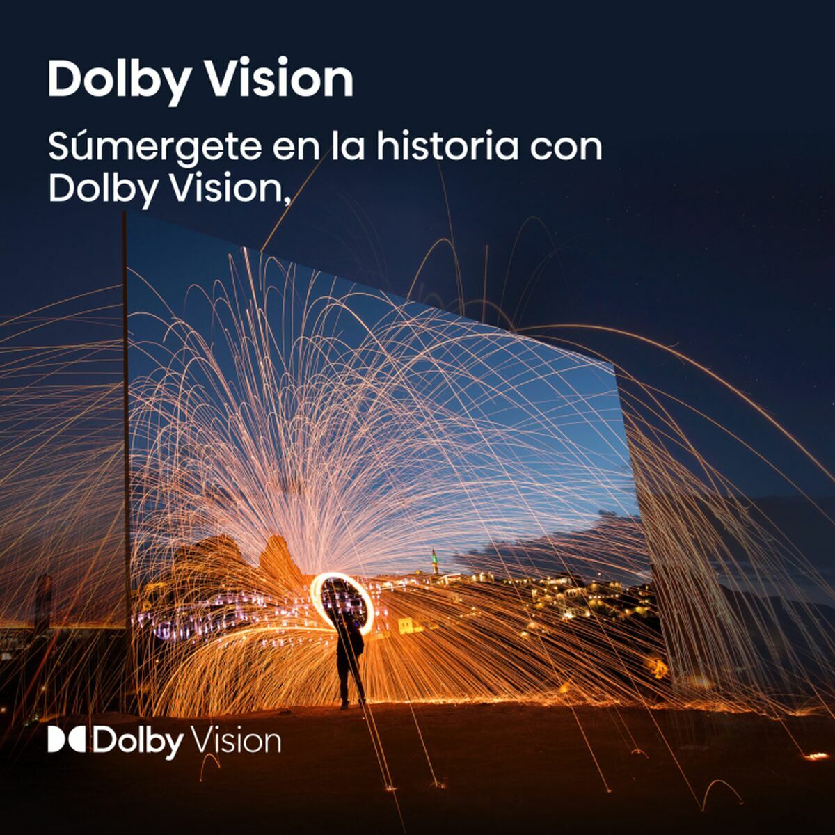 TV intelligente Hisense 43A6Q 43" 4K Ultra HD LED HDR D-LED