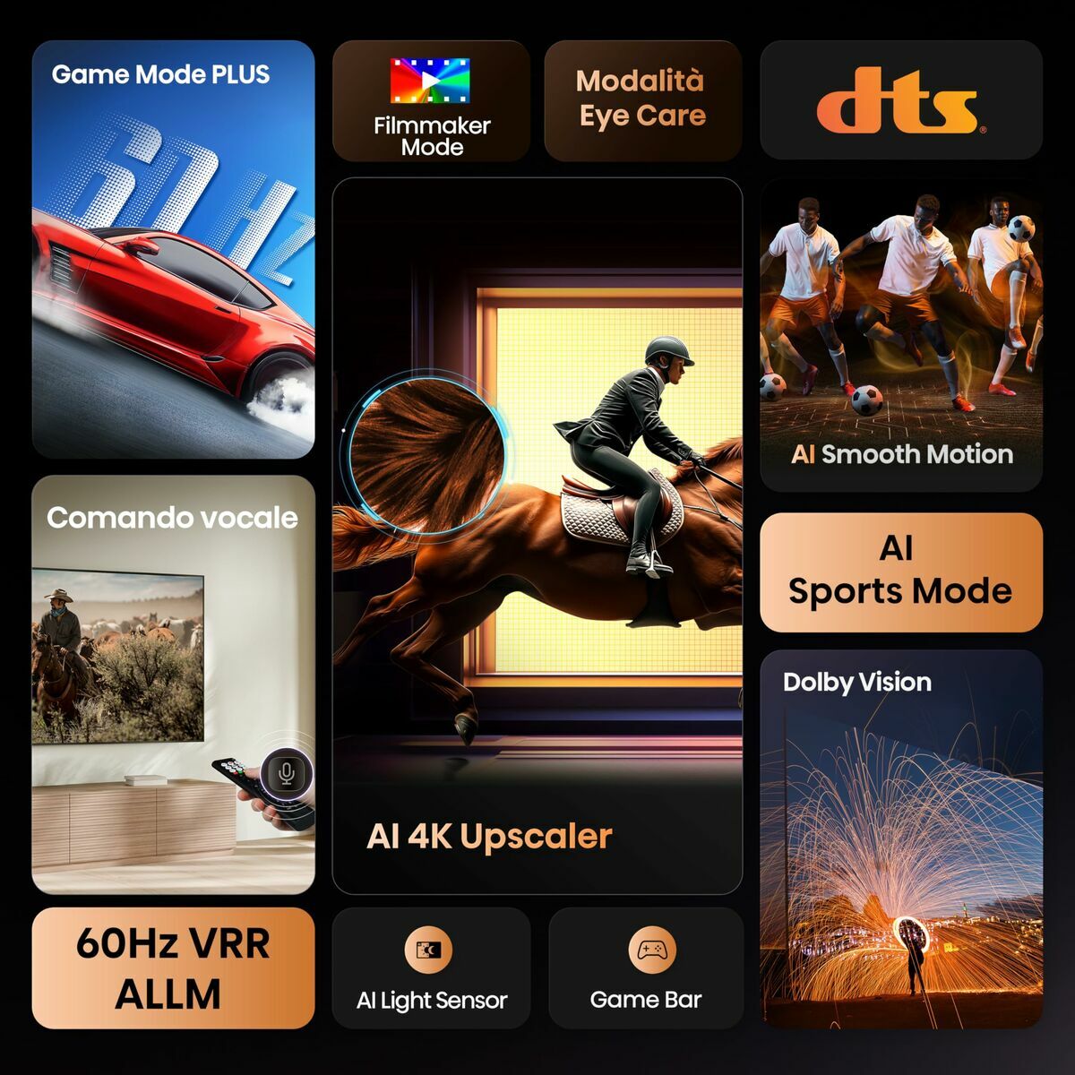 TV intelligente Hisense 50A6Q 50" 4K Ultra HD LED HDR D-LED