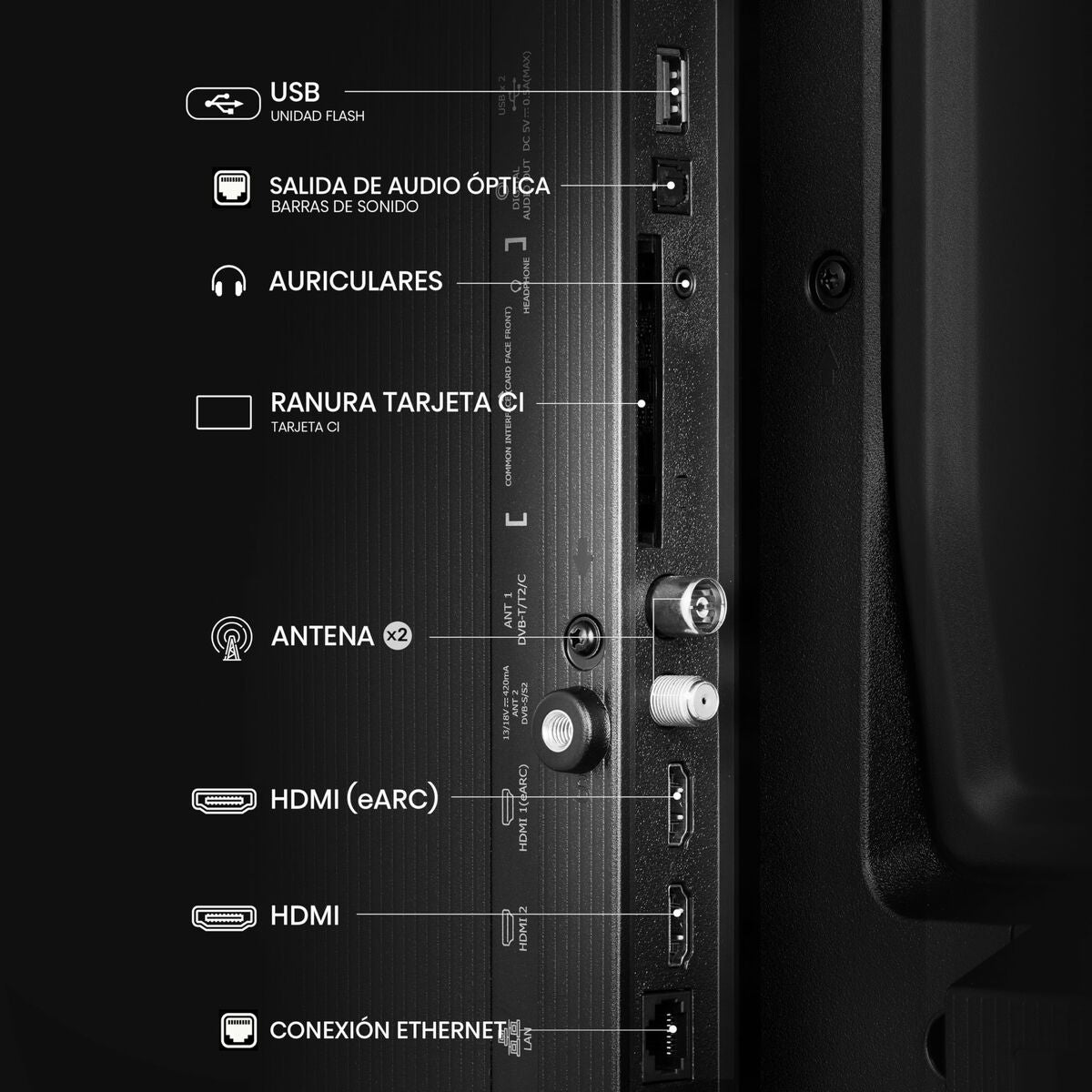 TV intelligente Hisense 40A4Q        40 Full HD DLED 40"