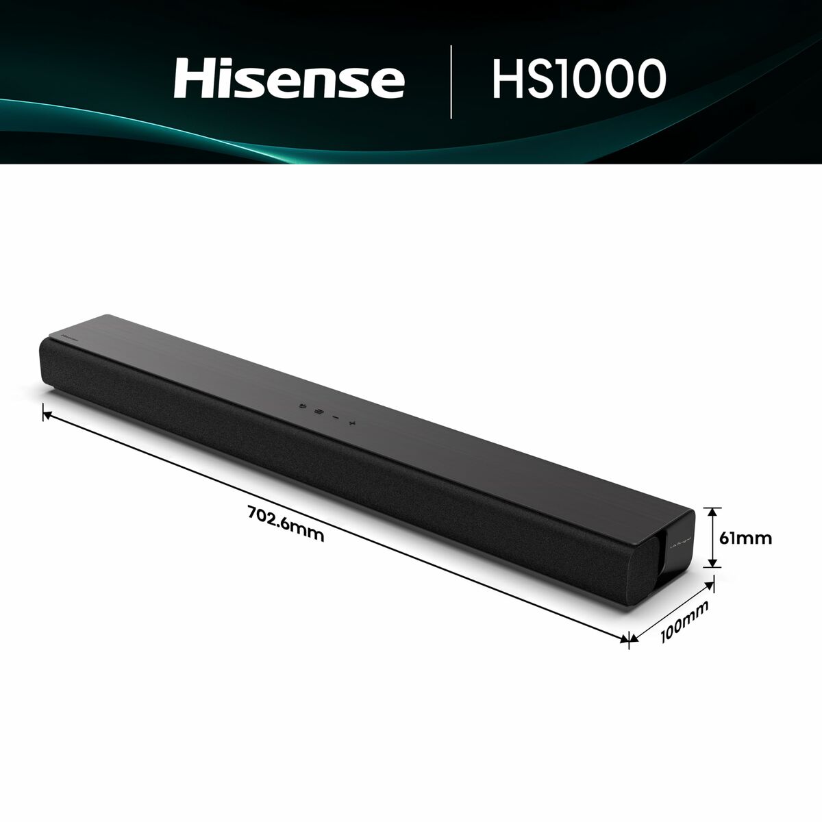 Barre audio Hisense HS1000     120W Noir 120 W