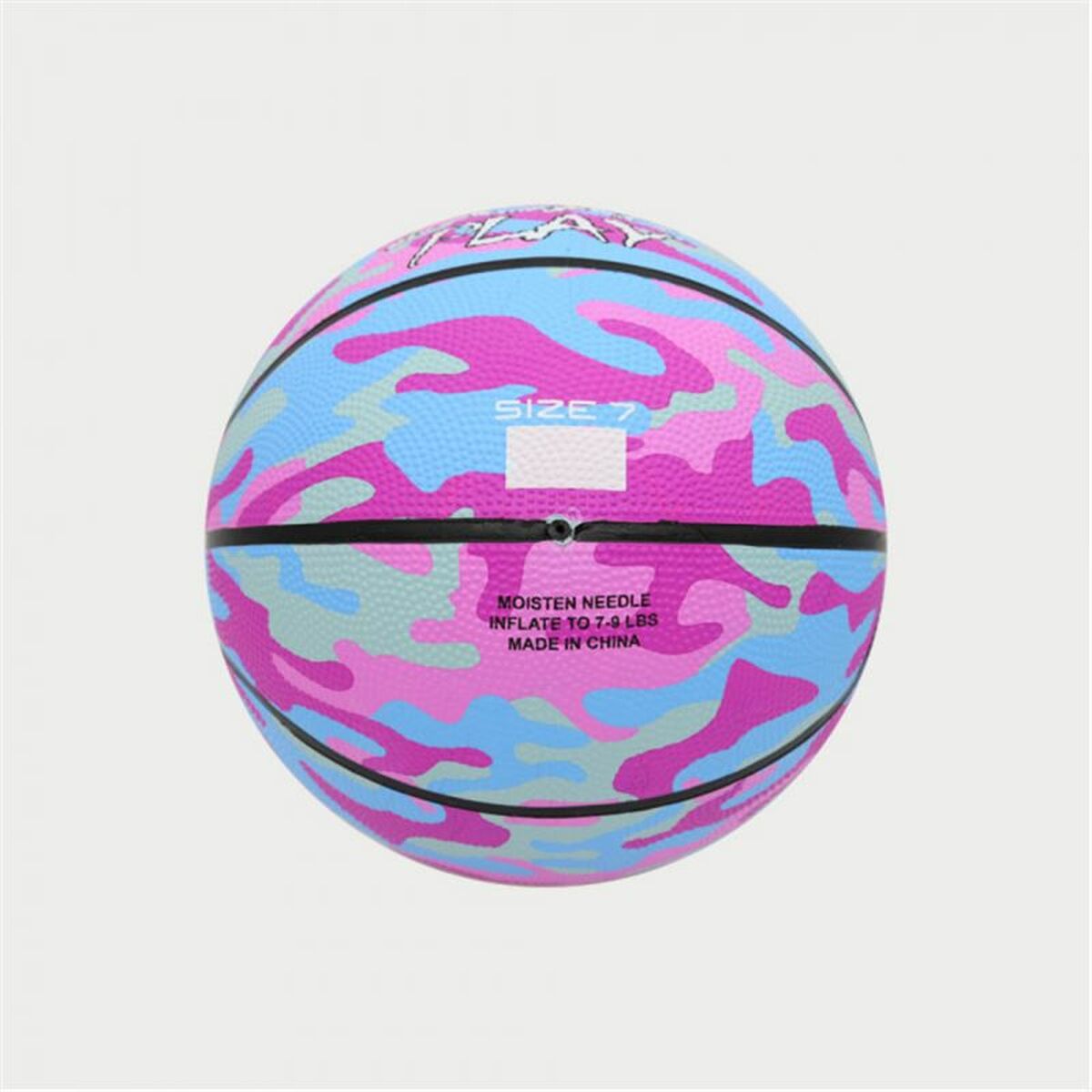 Ballon de basket Peak Peak Camo Ball Bleu Rose clair (Taille 5)