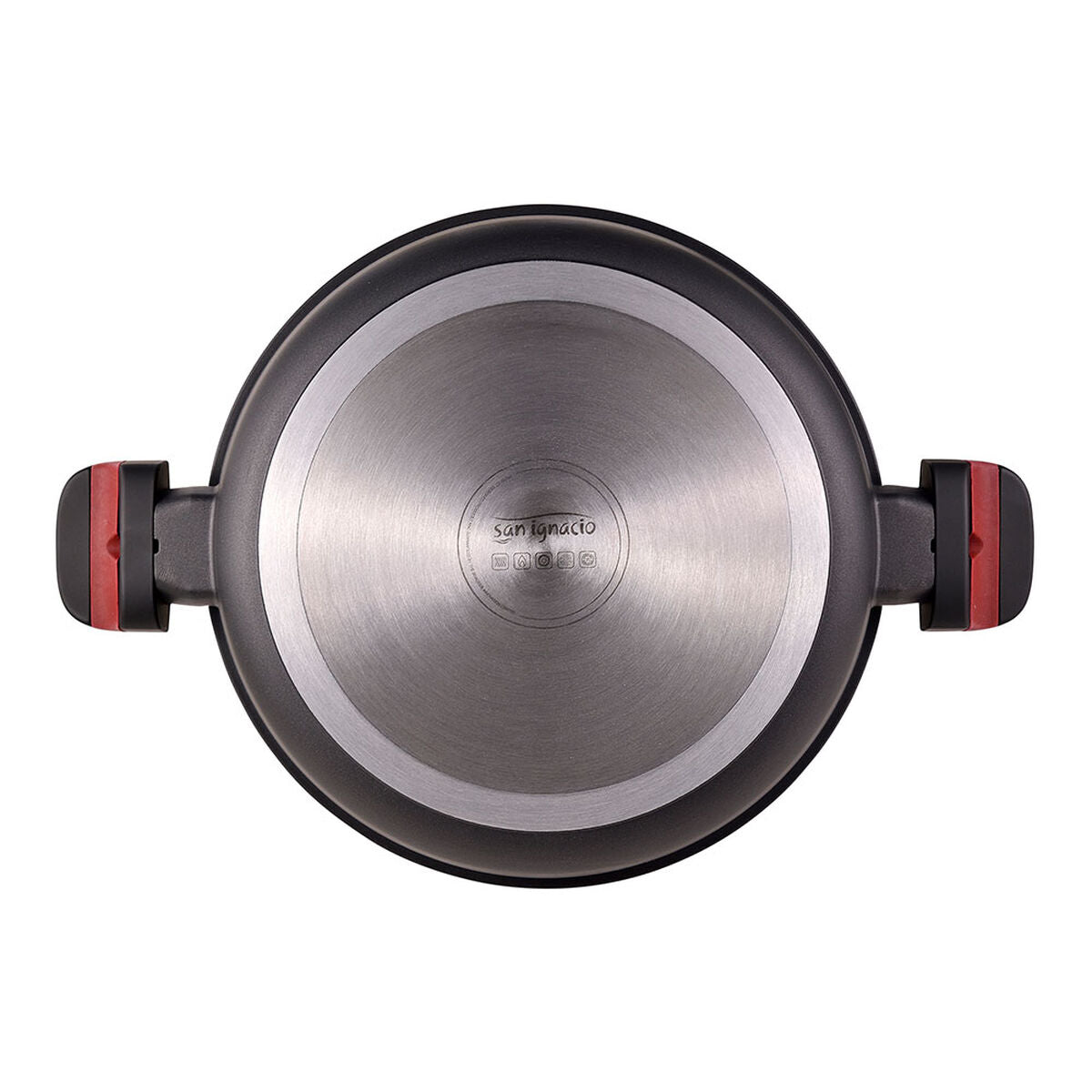 Marmite avec couvercle San Ignacio denia experto Aluminium fondu Rouge