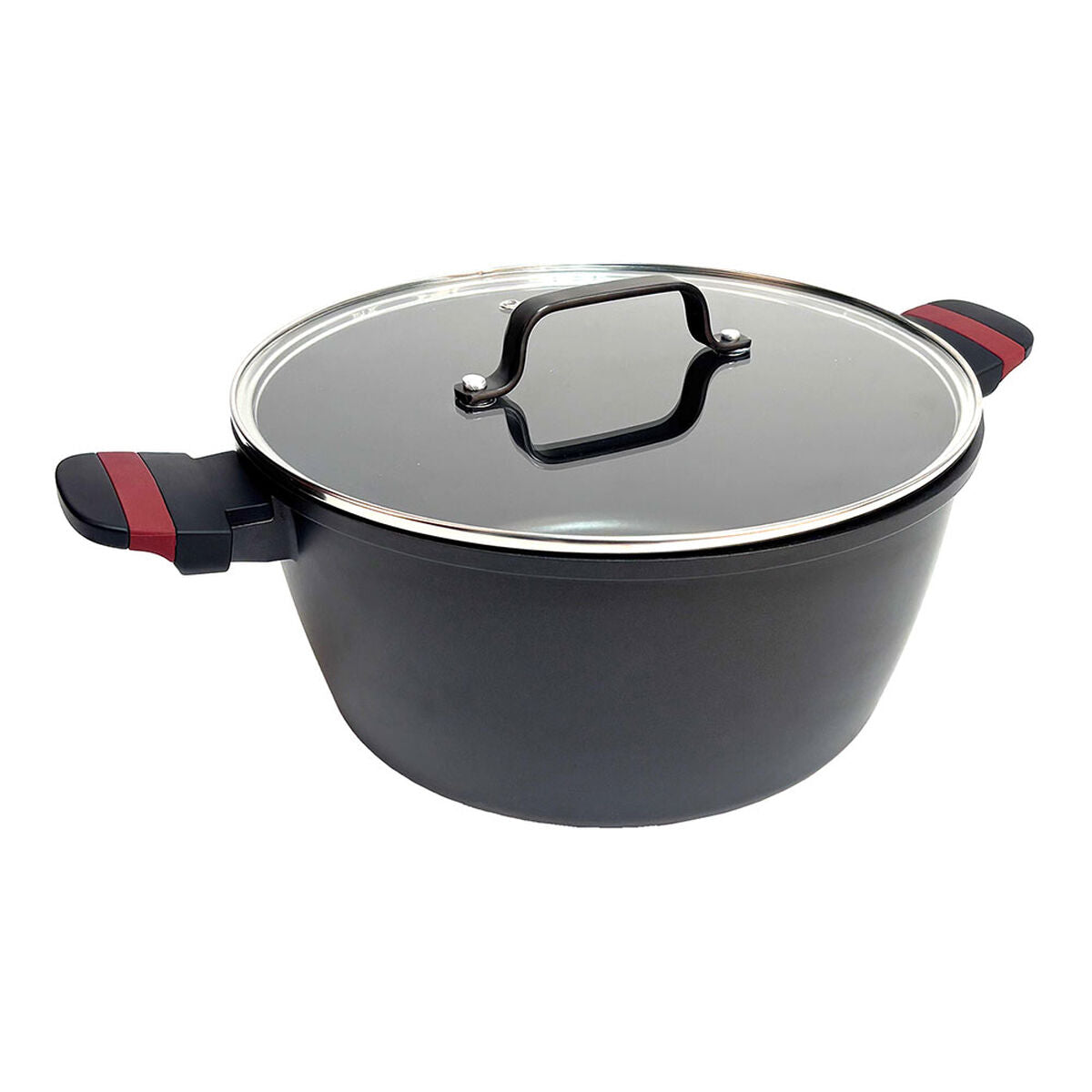 Casserole avec Couvercle San Ignacio denia experto Rouge Transparent Ø 28 cm