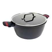 Casserole avec Couvercle San Ignacio denia experto Rouge Transparent Ø 28 cm