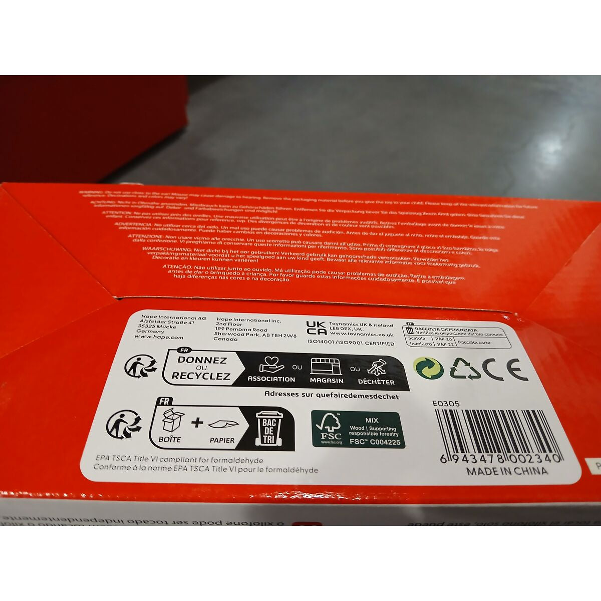 Jouet musical Pound and Tap Bench 24 x 15 x 13,5 cm