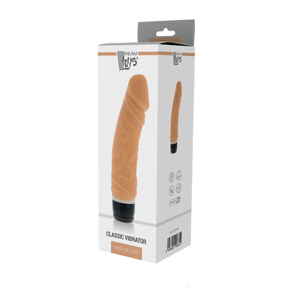 Vibromasseur réaliste Dream Toys Vibes of Love Silicone ABS Ø 4,1 cm