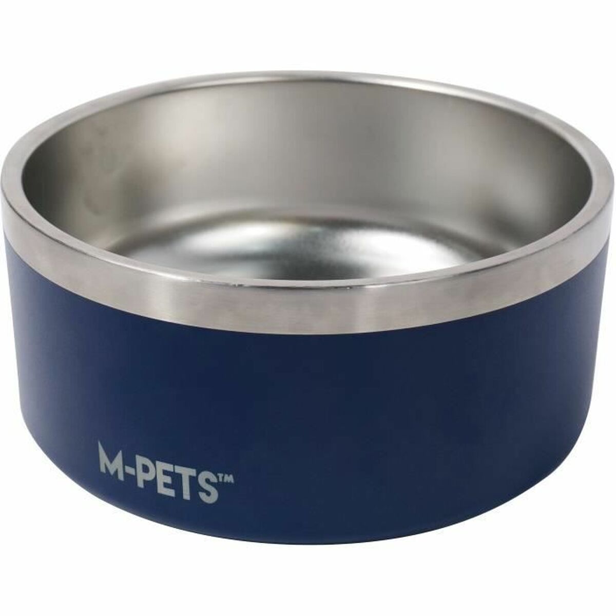 Mangeoire pour chiens MPETS ESKIMO Métal Acier inoxydable Bleu Antidérapant 2 L