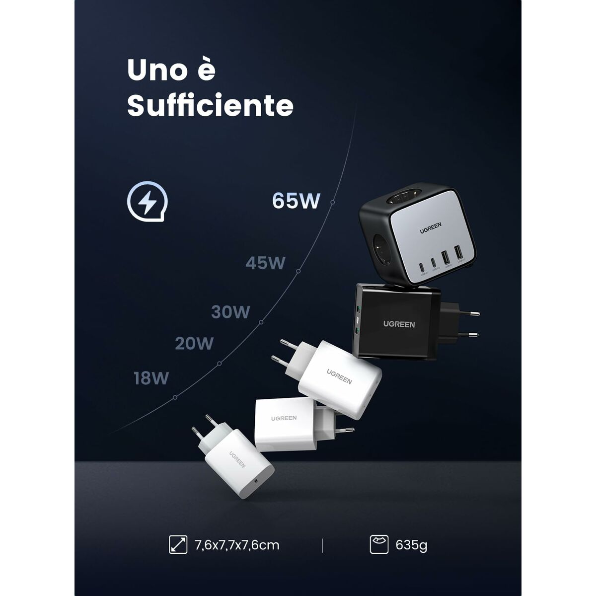 Câble USB vers Lightning Ugreen 60113 Gris 1,8 m