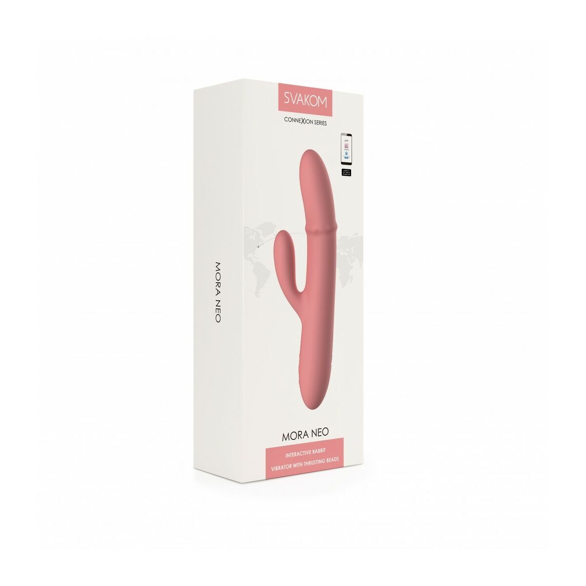 Vibration de Stimulation Double Svakom Rose Pêche