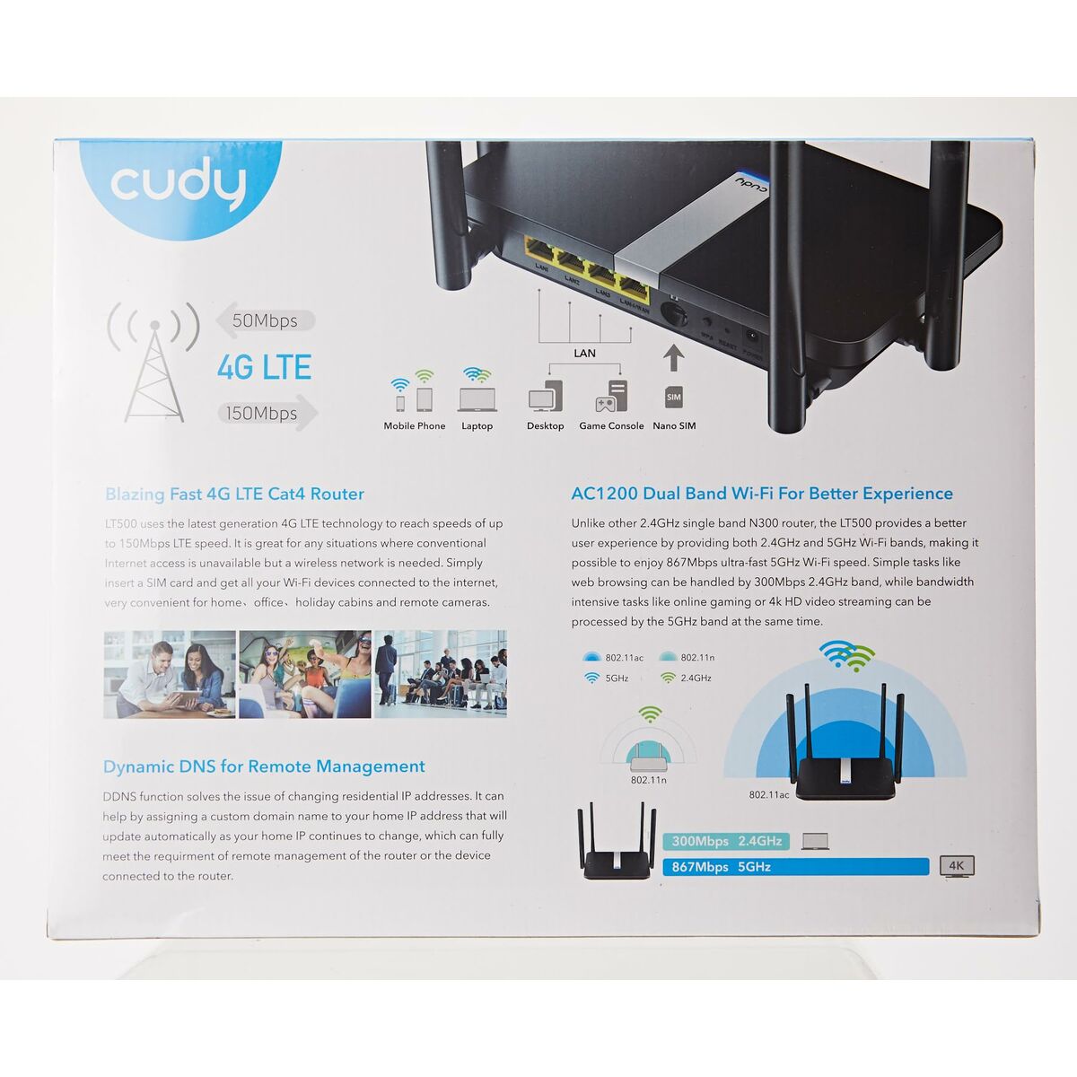 Router Cudy LT500_EU