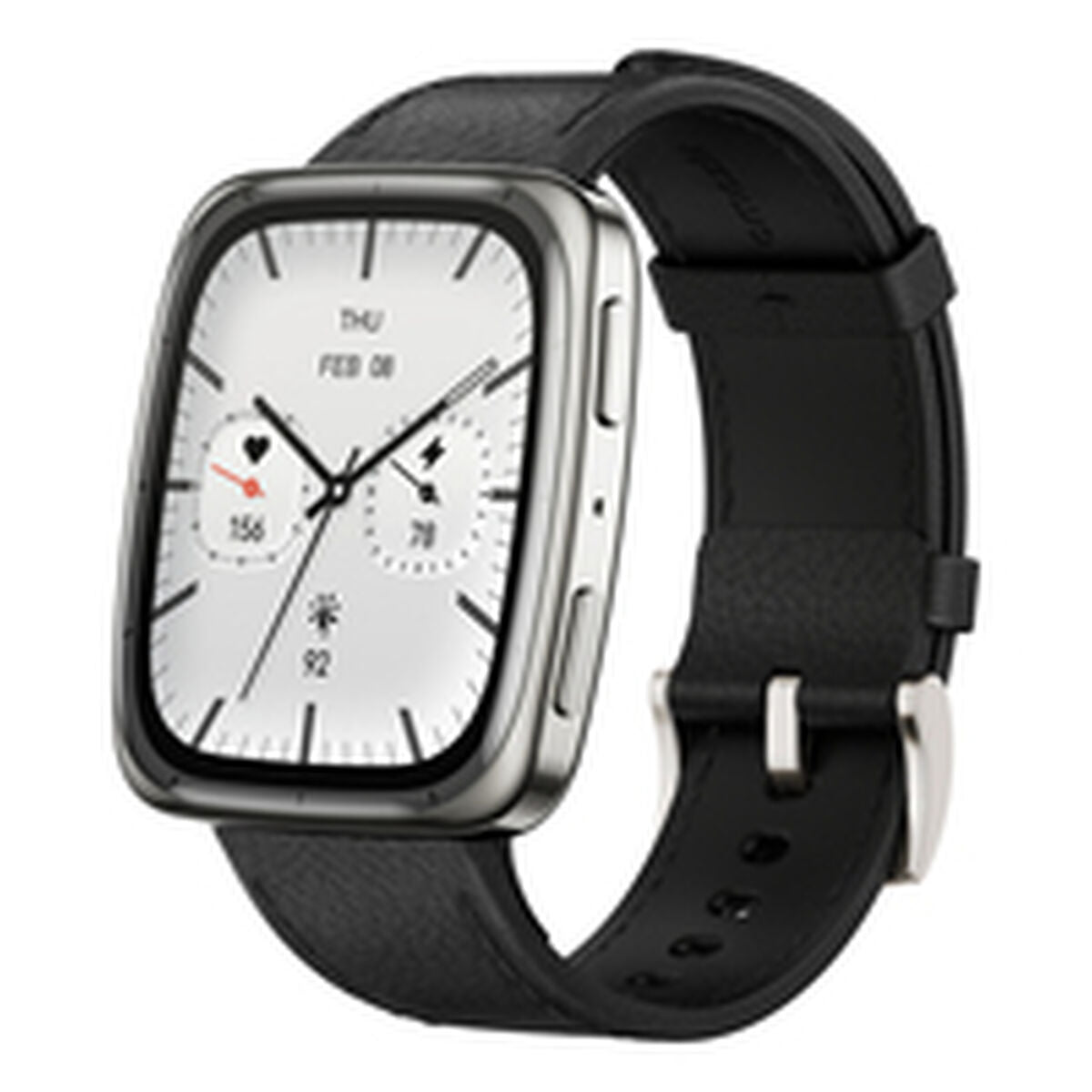 Montre intelligente Amazfit ACTIVE 2 SQUARE Noir Acier 1,75"