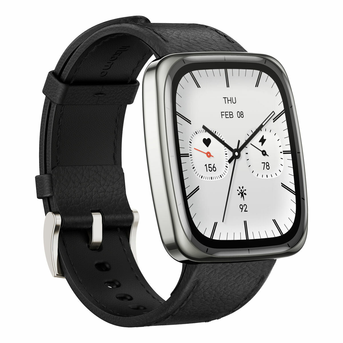 Montre intelligente Amazfit ACTIVE 2 SQUARE Noir Acier 1,75"