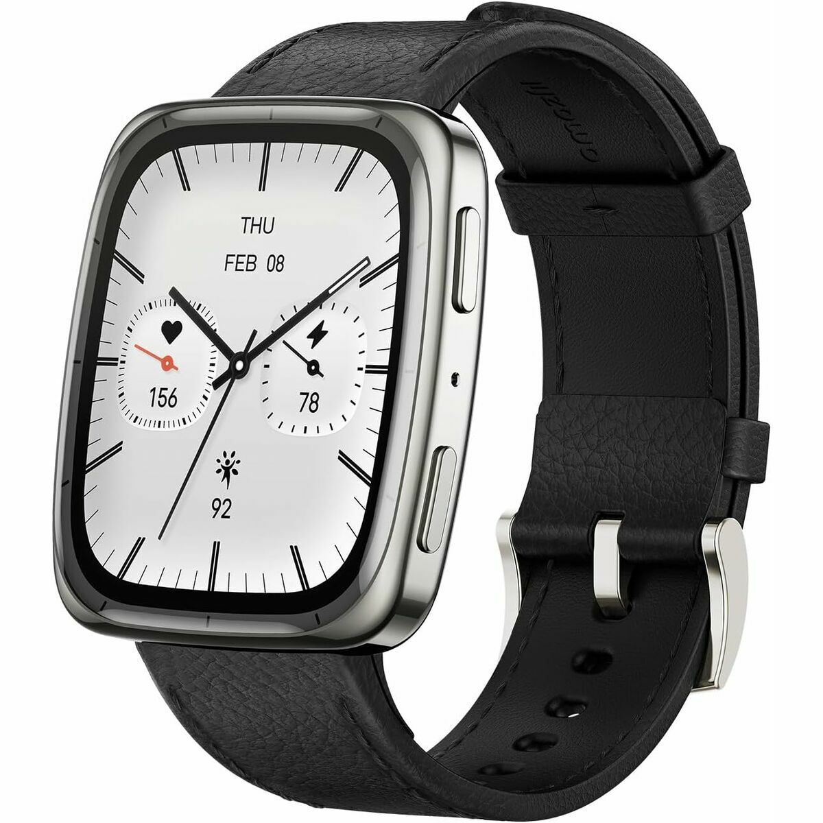 Montre intelligente Amazfit ACTIVE 2 SQUARE Noir Acier 1,75"