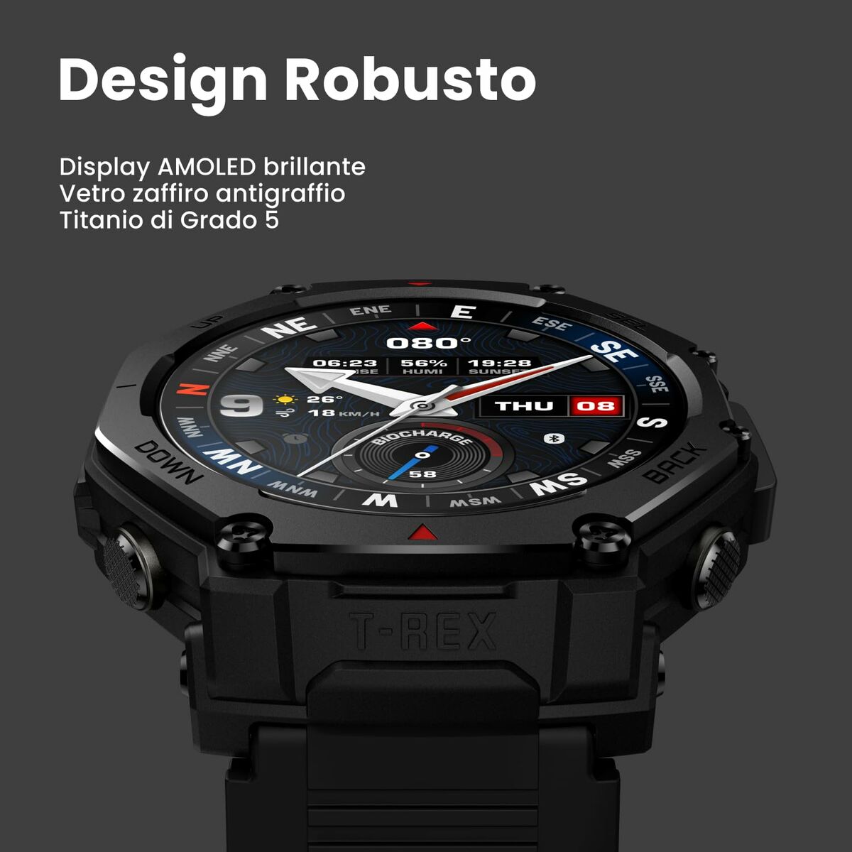 Montre intelligente Amazfit W2443EU1N Noir 1,5"