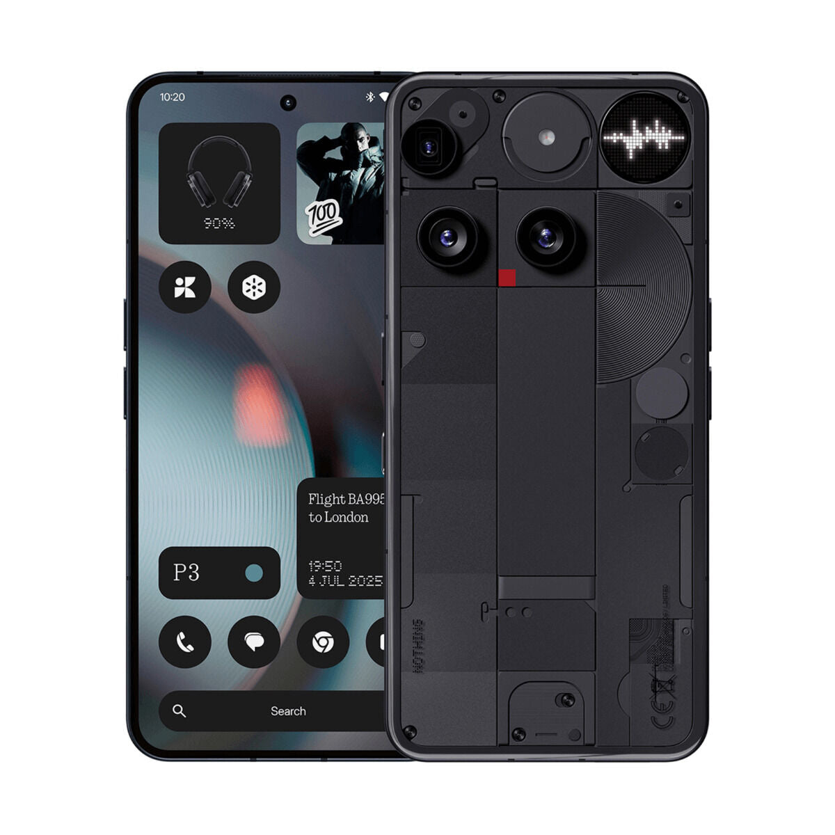 Smartphone Nothing PHONE 3 FLAGSHIP 6,67" 12 GB RAM 256 GB Noir