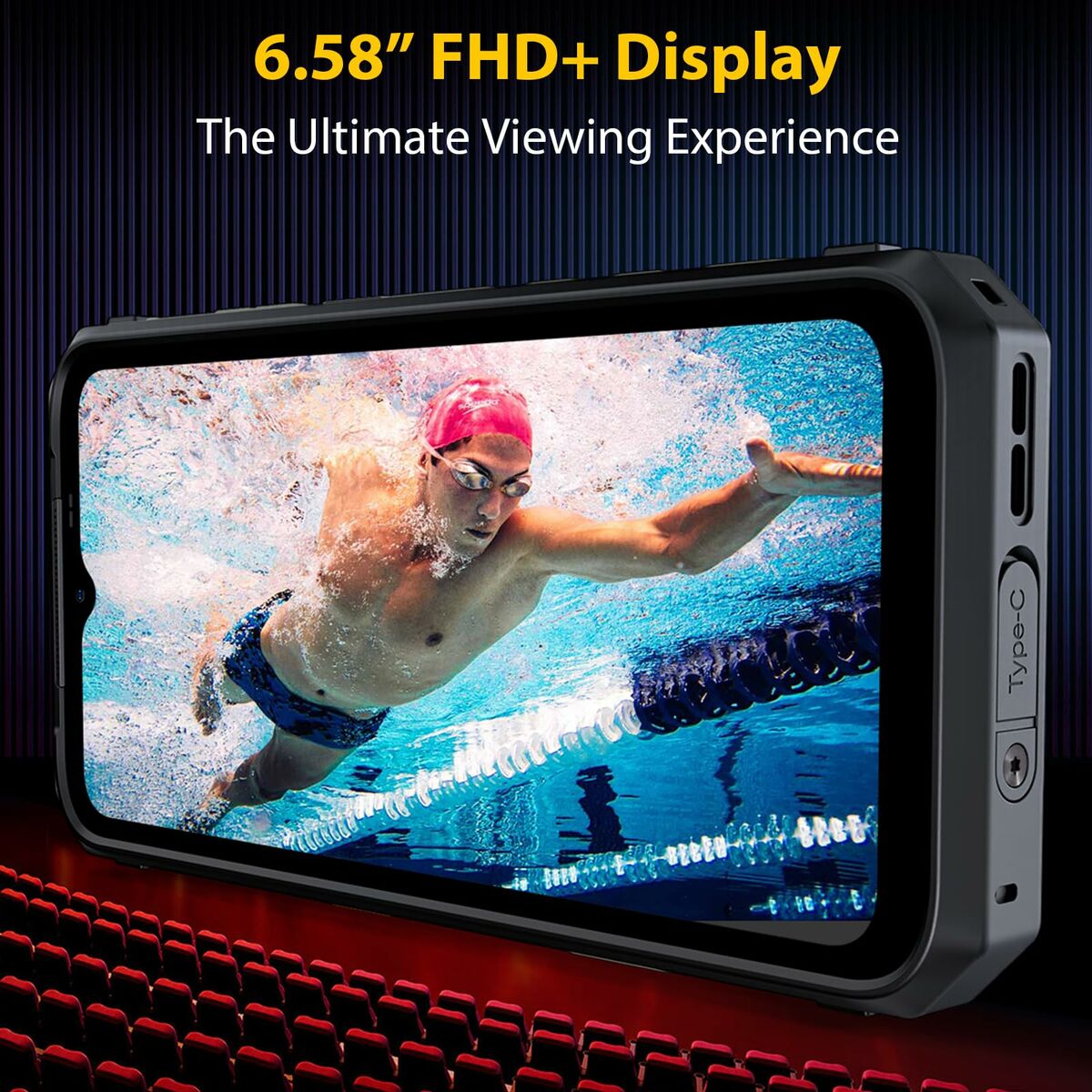 Smartphone Ulefone ARMOR 30 6,67" Mediatek Dimensity 700 12 GB RAM 512 GB Noir