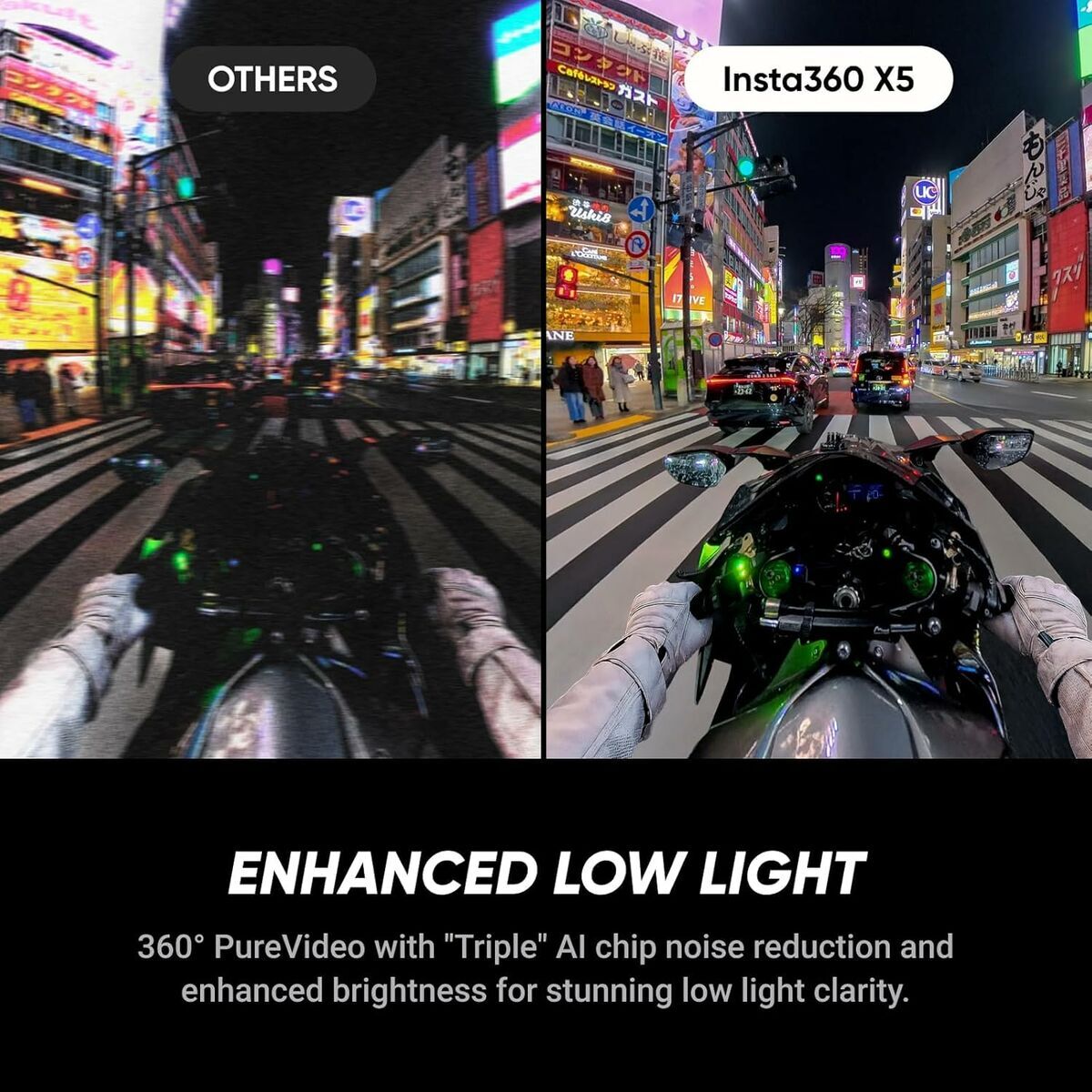 Caméra de sport Insta360 INX5STB1 Noir