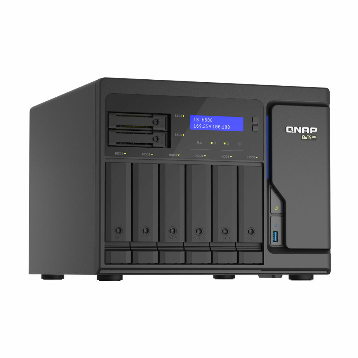 Stockage en Réseau NAS Qnap TS-H886-D1602-8G Noir