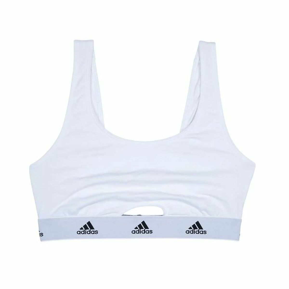 Soutien-gorge de Sport Adidas Active Comfort Cotton Blanc