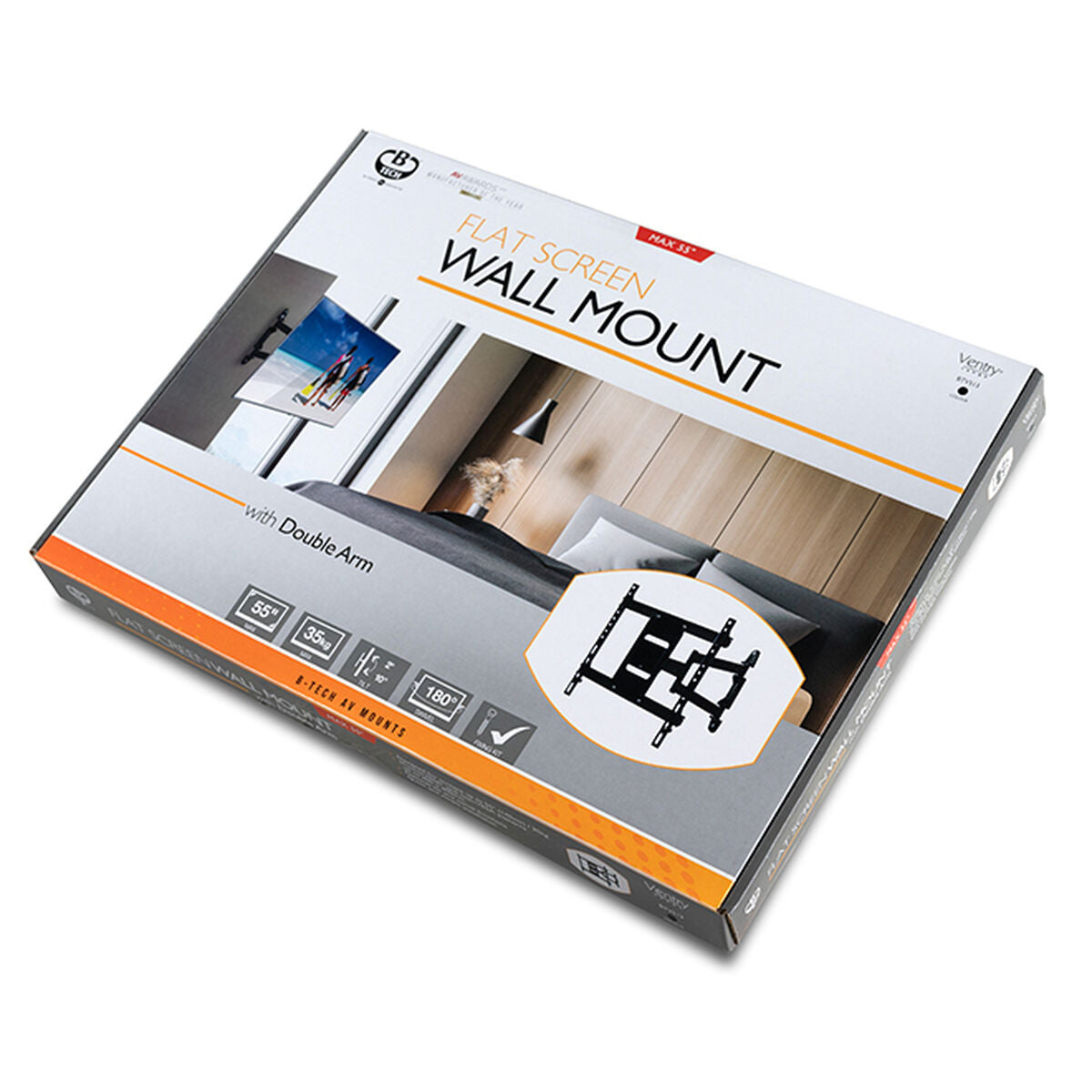 Support de table d'écran B-Tech BTV513/B 55"