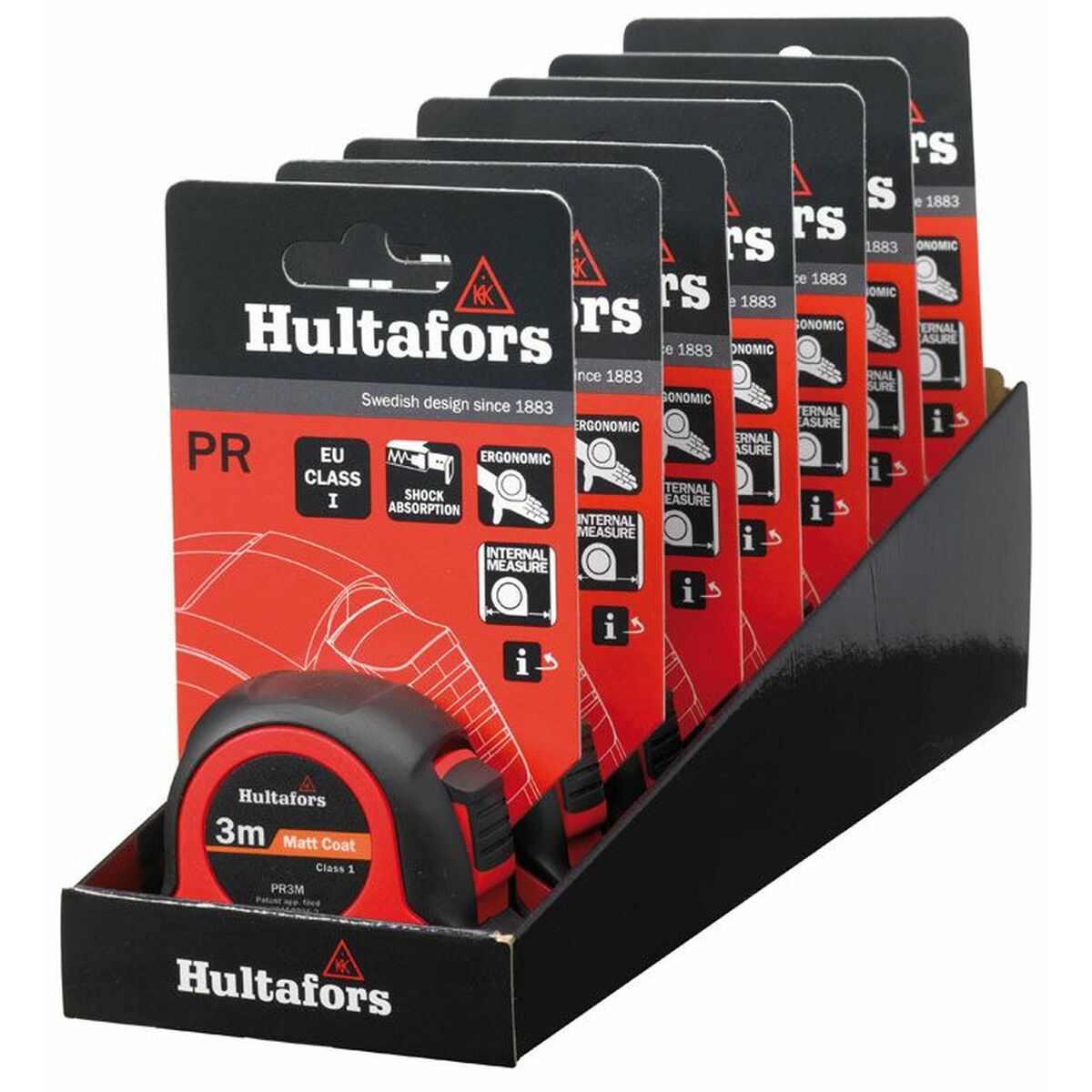 Flexomètre Hultafors Fléxometro PR 8M Display (8 m)