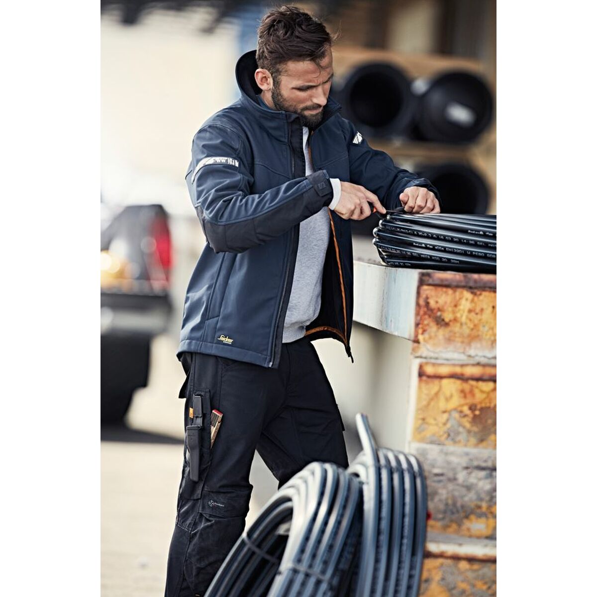 Veste de travail Snickers Workwear Blue marine