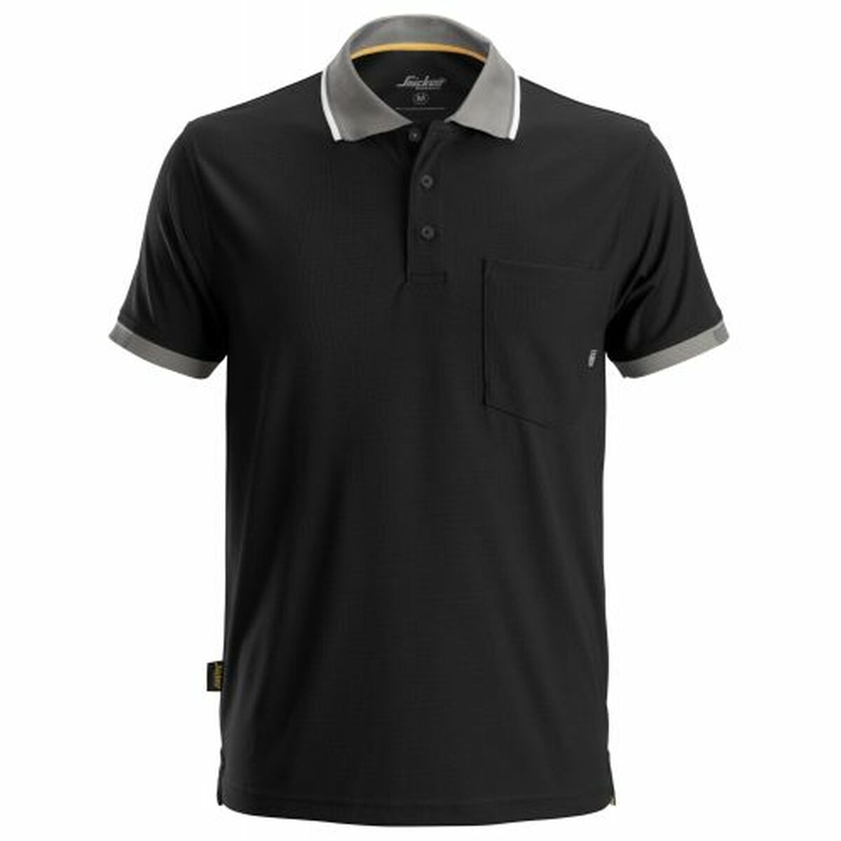Polo à manches courtes homme Snickers Workwear Noir