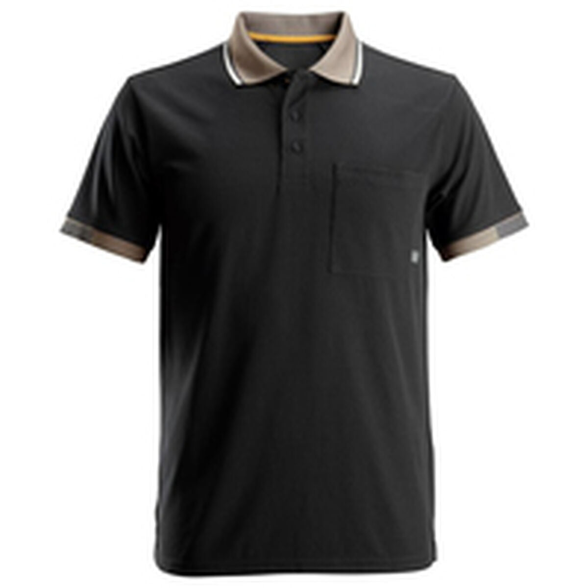 Polo à manches courtes homme Snickers Workwear Noir