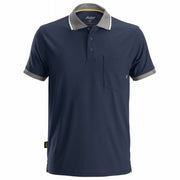 Polo à manches courtes homme Snickers Workwear 2724 Polo AllroundWork Technology 37.5® Blue marine