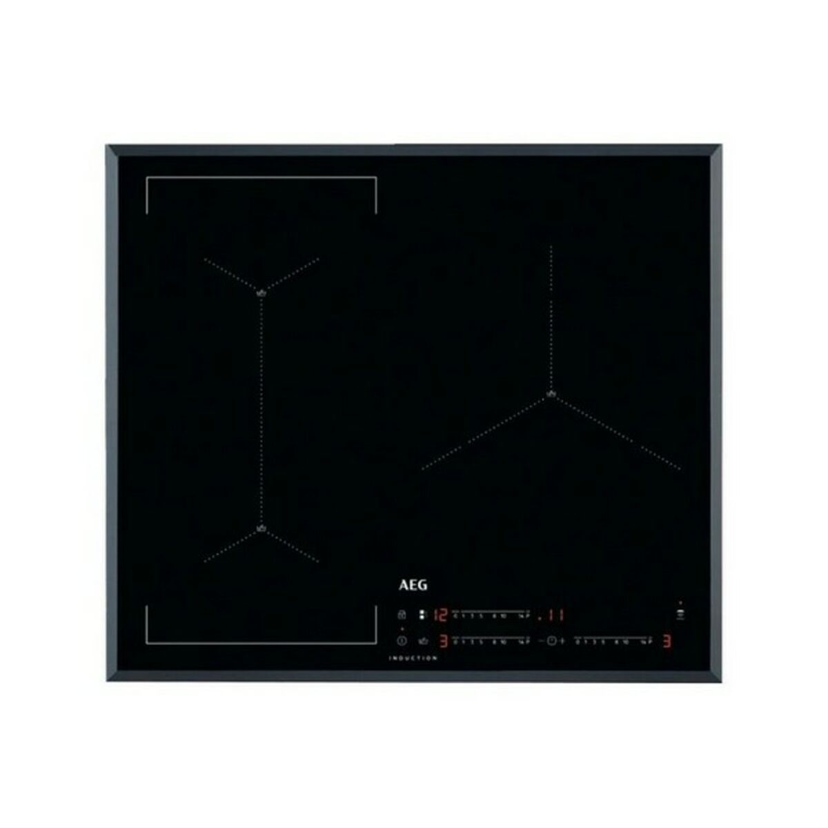 Plaque à Induction Aeg IAE63421FB 60 cm (3 Zones de cuisson)