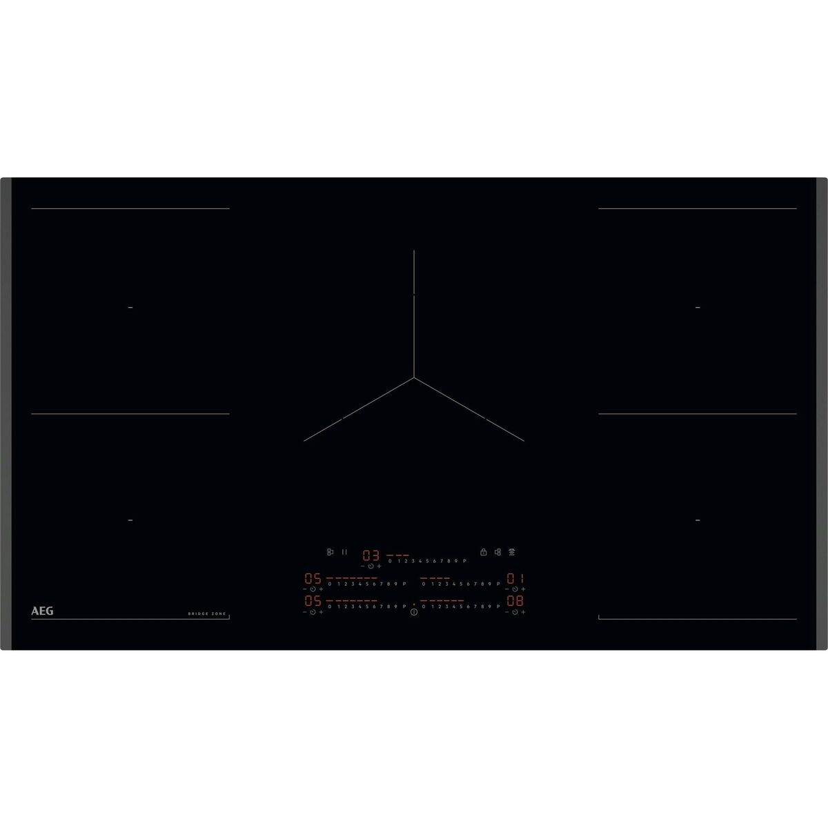 Plaque à Induction AEG TK95IN00FB 5F MULTIBRIDGE 7350 W