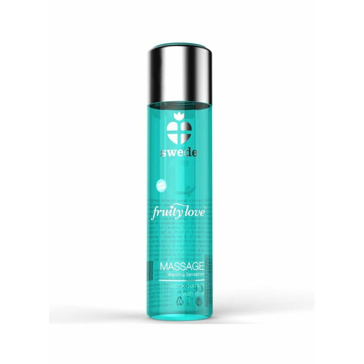 Huile de massage érotique Swede 120 ml Effet chaleur Citron Cassis