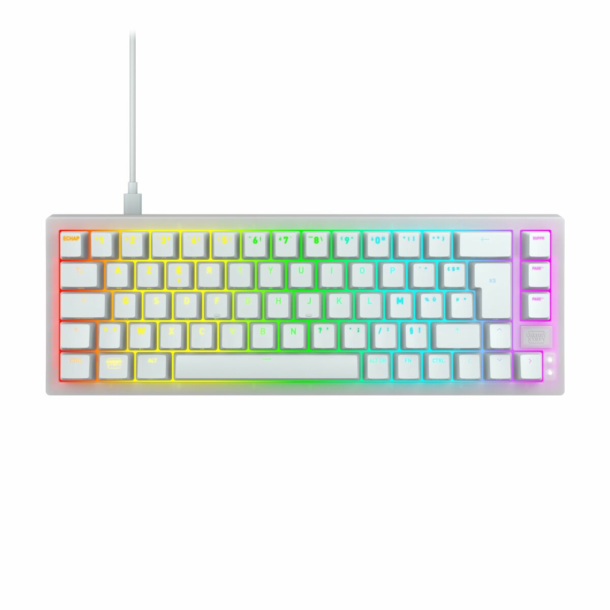clavier et souris Cherry CXK5V2RGBCPTTPWHTRFR
