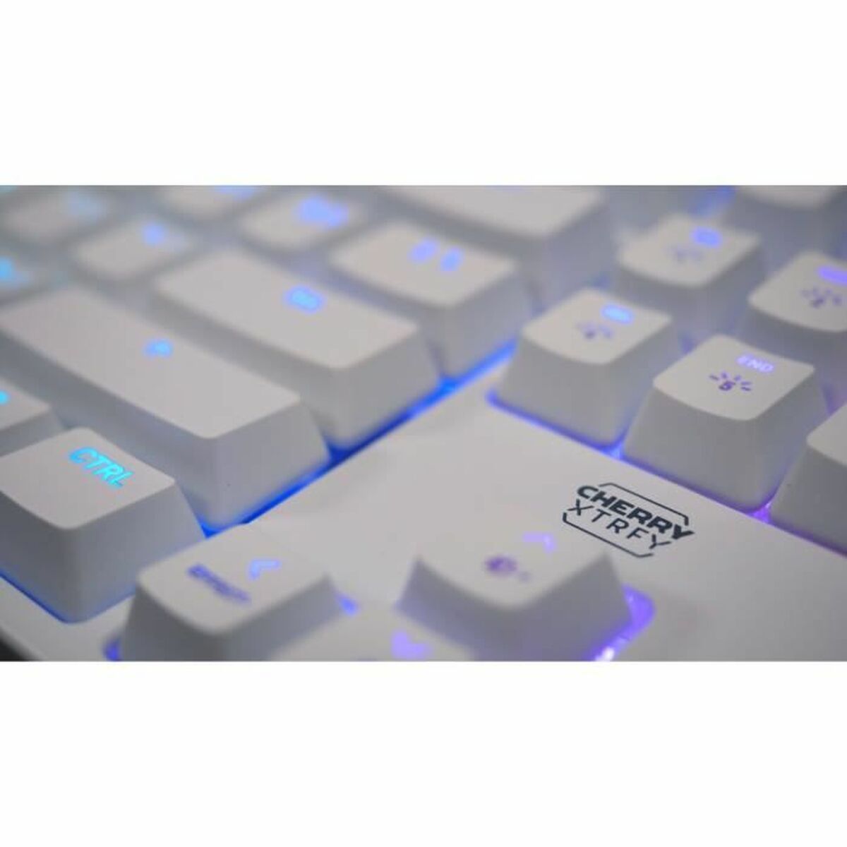 clavier et souris Cherry Blanc AZERTY