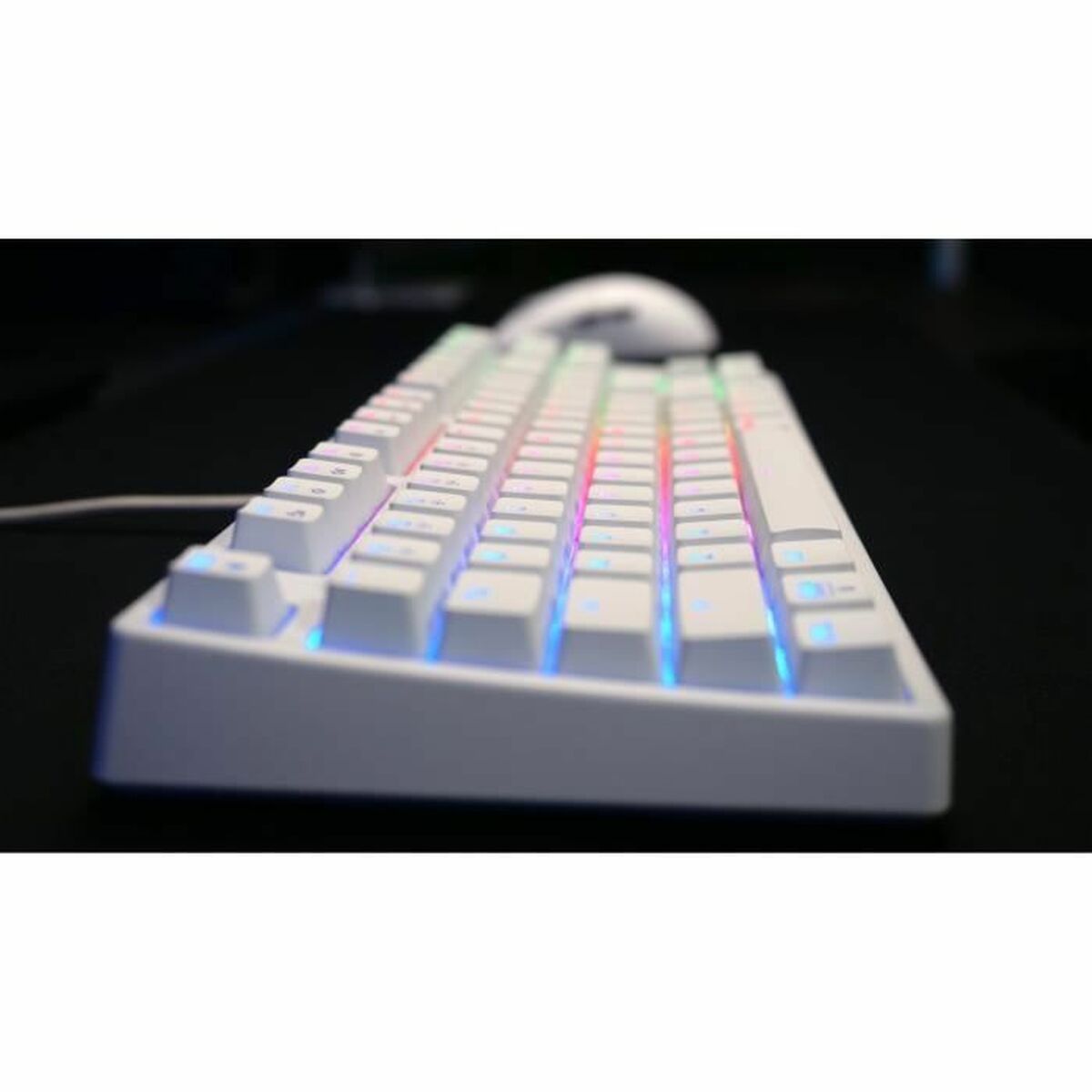 clavier et souris Cherry Blanc AZERTY