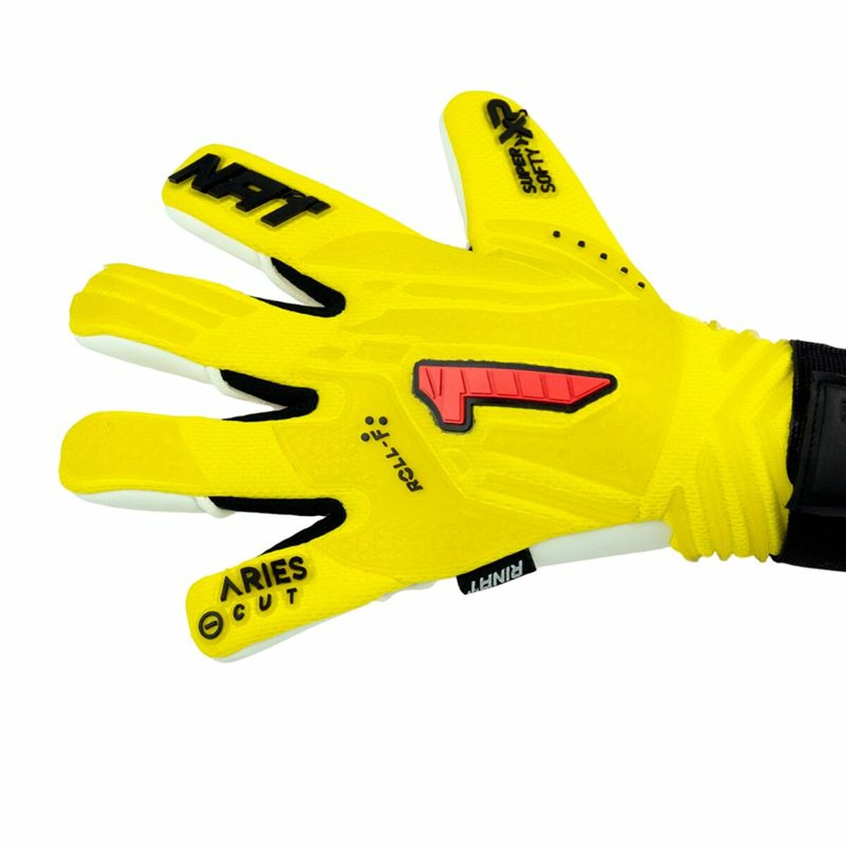 Gants de Gardien de But Rinat Aries Nemesis Prime Jaune