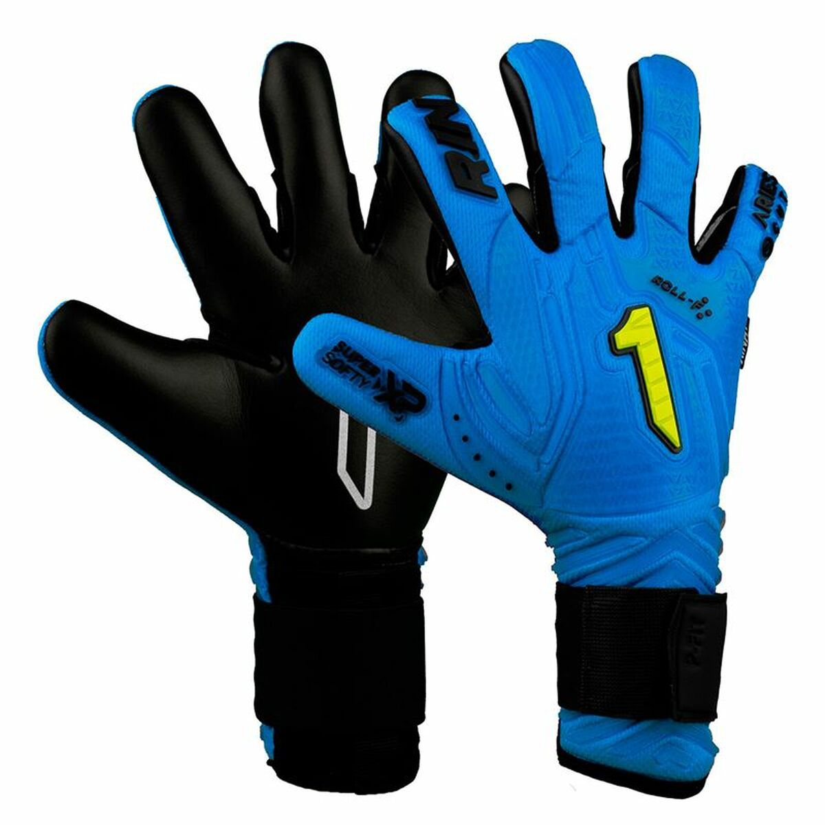 Gants de Gardien de But Rinat Aries Némesis Prime Bleu