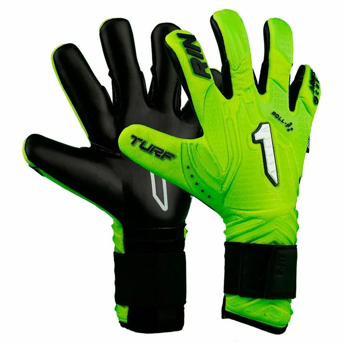Gants de Gardien de But Rinat Aries Némesis Turf Vert citron Adultes