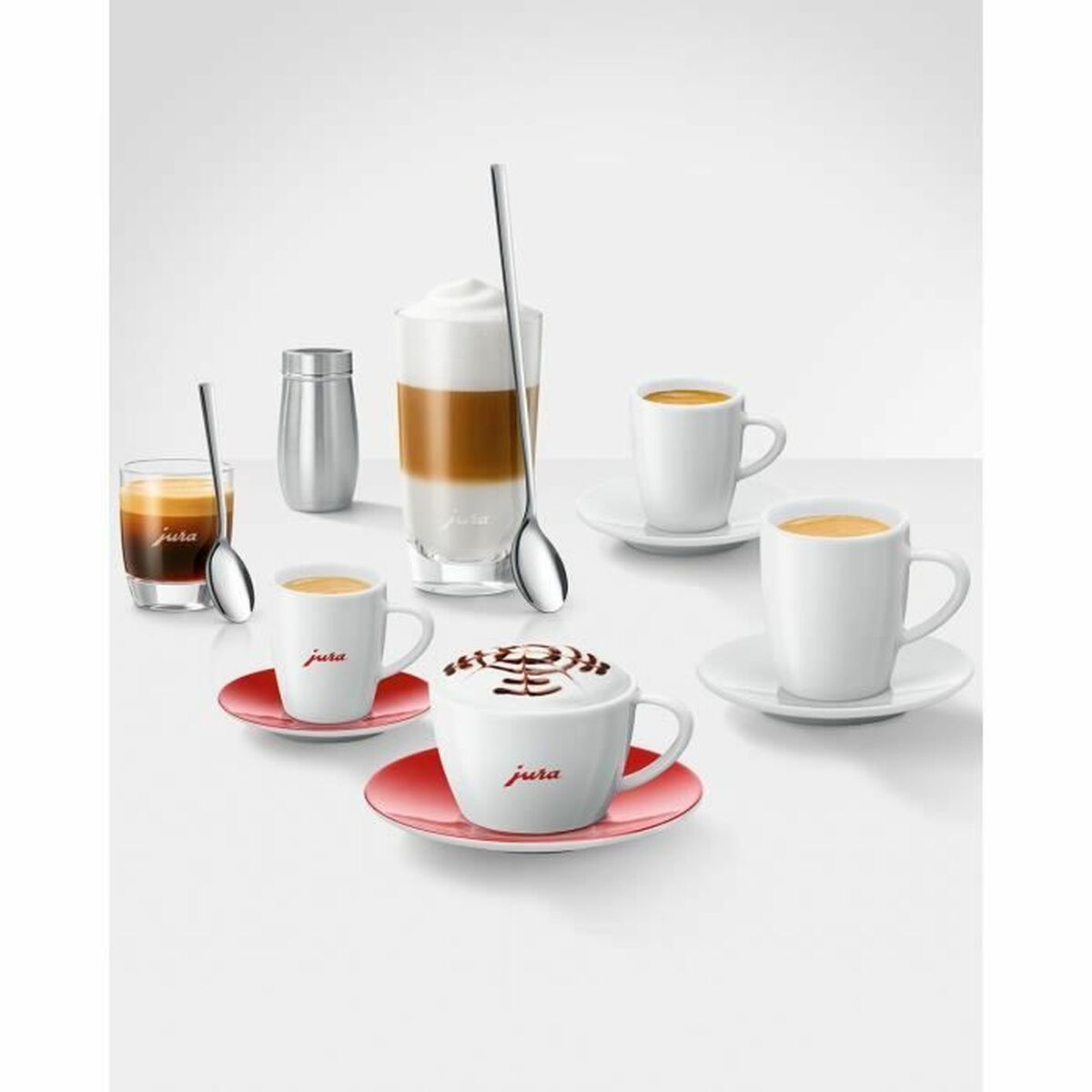 Cuillère à café Jura Macchiato Acier Acier inoxydable 6 Pièces (6 Unités)