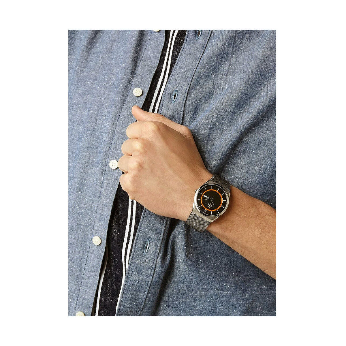 Montre Homme Calvin Klein CITY Marron (Ø 41 mm)