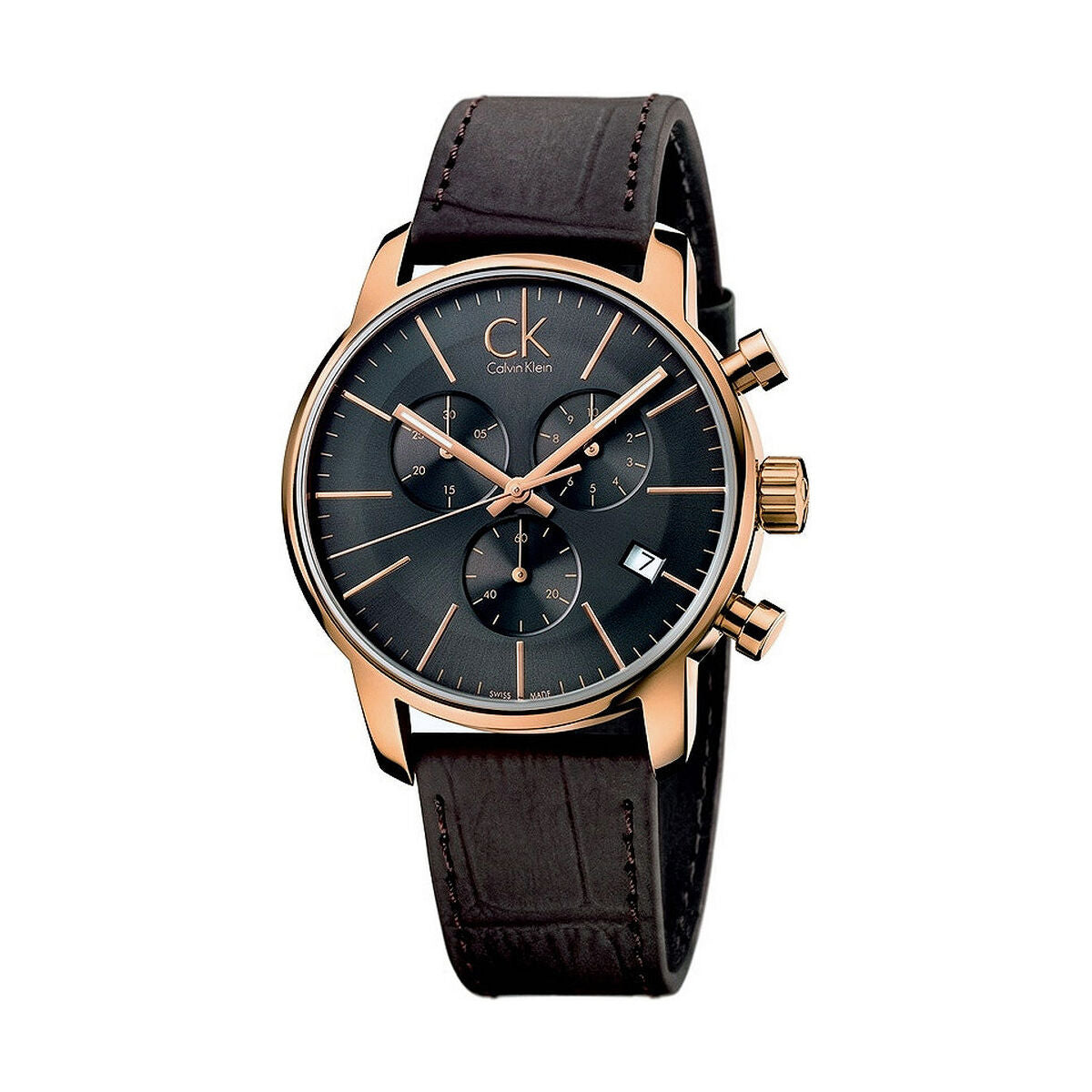 Montre Homme Calvin Klein CITY Marron (Ø 41 mm)