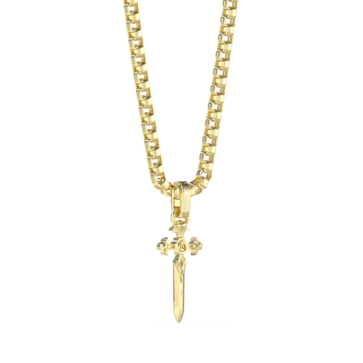 Collier Homme Guess JUMN04024JWYGT-U Croix