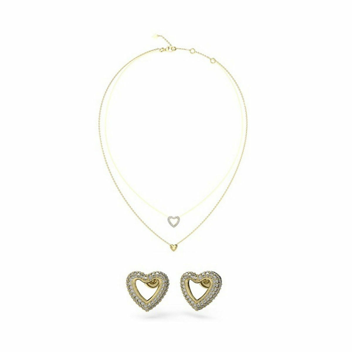 Ensemble Collier et Boucles d'oreille Femmes Guess JUBS05076JWYGT-U Doré