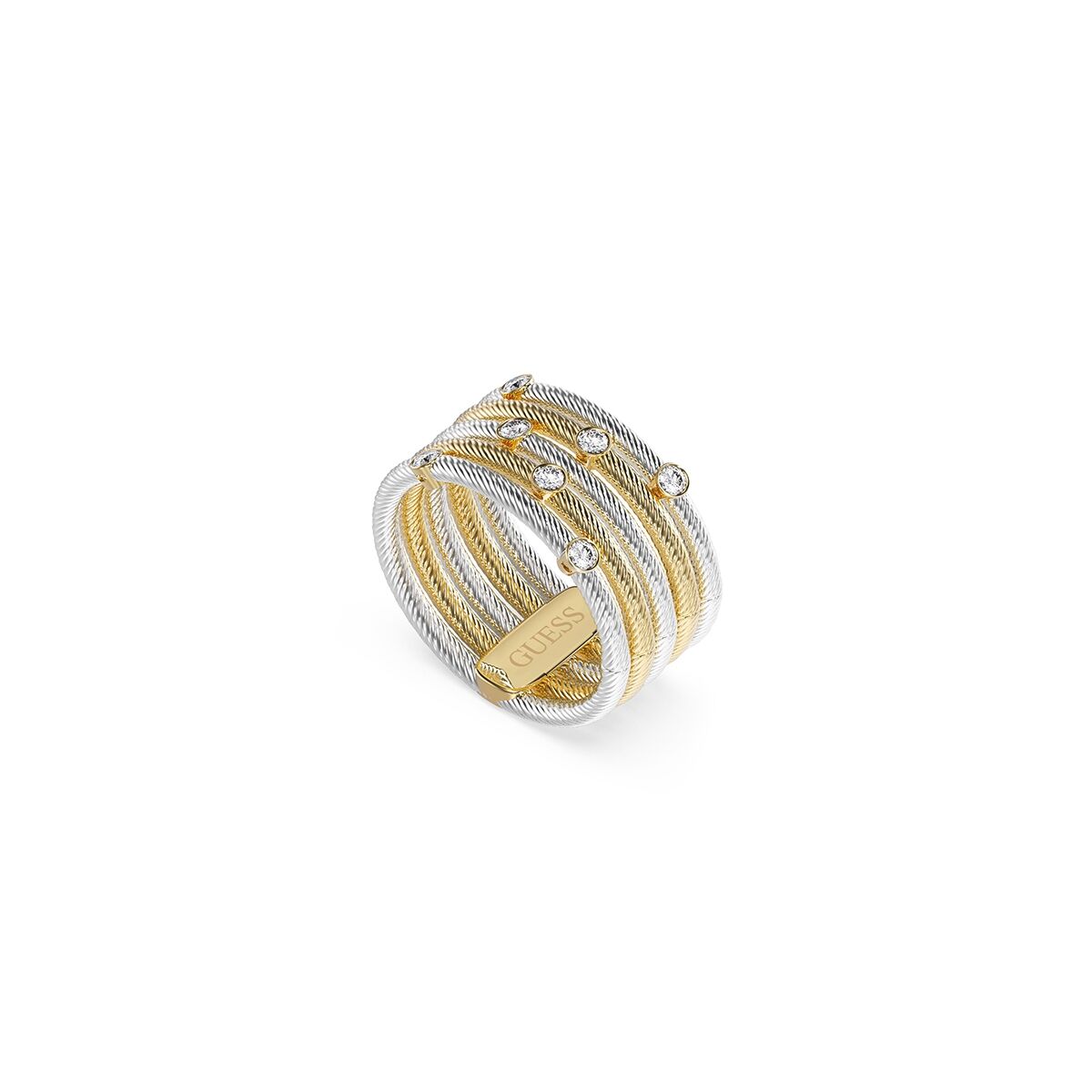 Bague Femme Guess JUBR05388JWYGRH56 Doré