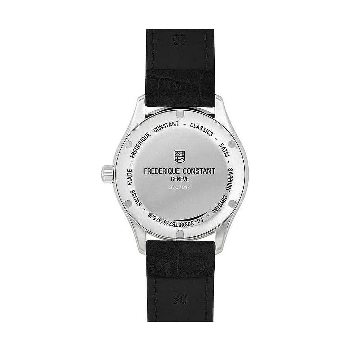 Montre Homme Frederique Constant CLASSIC Noir (Ø 40 mm)