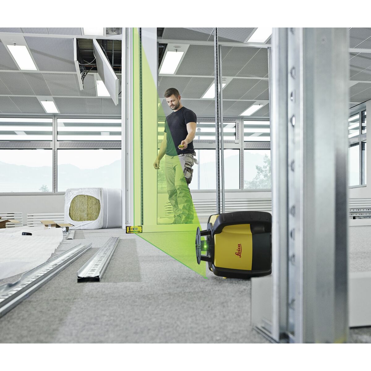 Niveau laser rotatif Leica Geosystems Rugby 640