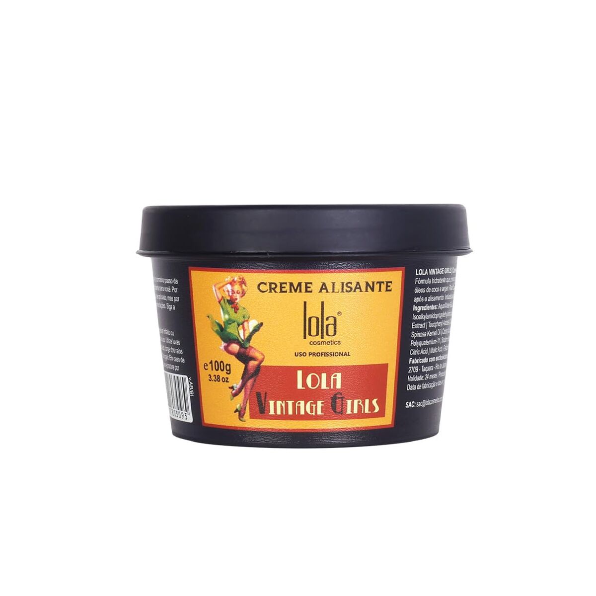 Crème capillaire lissante Lola Cosmetics Vintage Girls 100 g