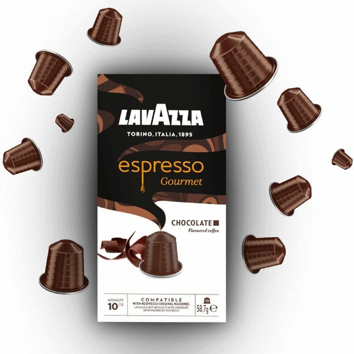 Capsules de café Lavazza Espresso Gourmet Chocolate 10 Pièces (10 Unités)